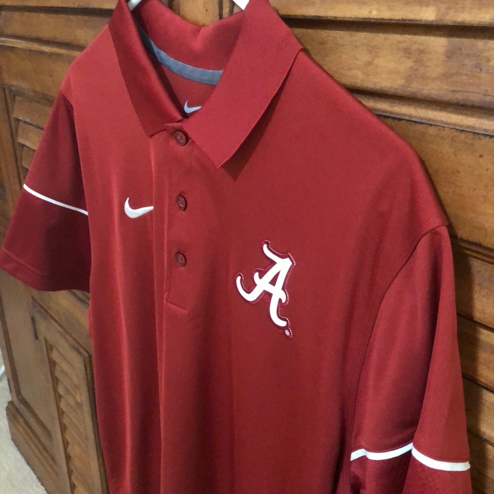 ALABAMA 🔴 Men’s Nike Dri-Fit Knit Shirt - Size Medium 🔴